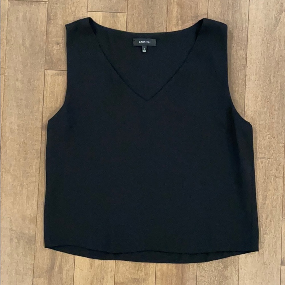 BABATON Black short top